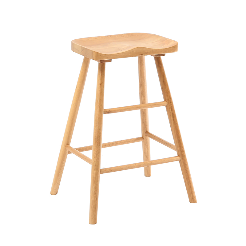 Hip Fitting Seat Dip Barstol i træ